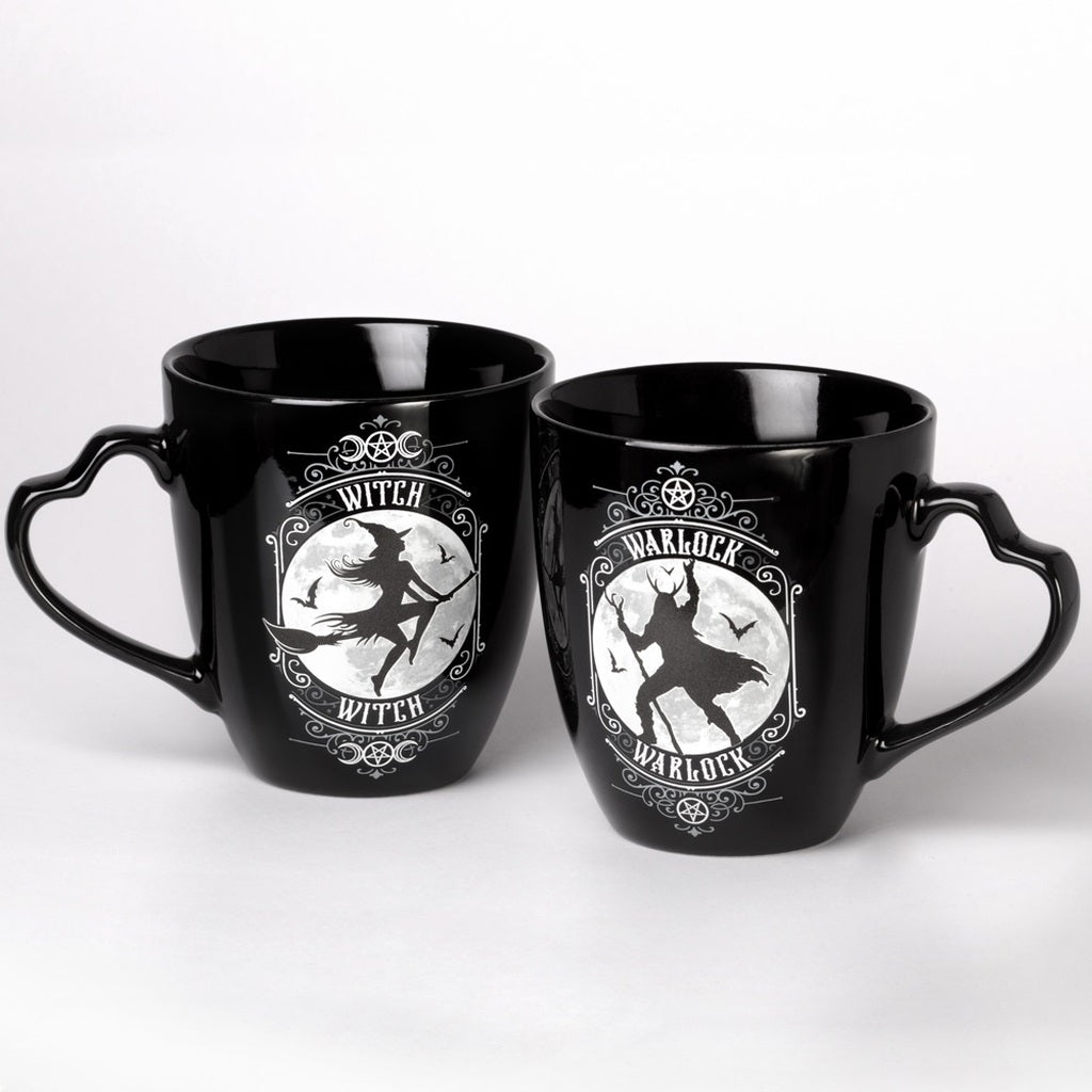 Alchemy Gothic Witch & Warlock Couples Mugs - Kate's Clothing