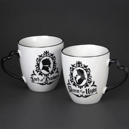 Alchemy Gothic Queen & Lord Couples Mugs - Kate's Clothing