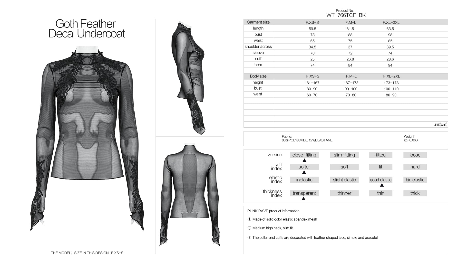 Punk Rave Camille Top - Kate's Clothing