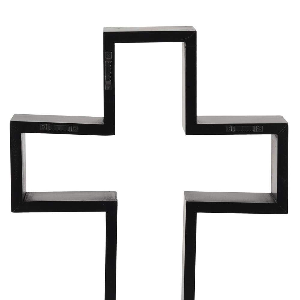 Gothic Gifts Black Cross Shelving Display - Kate's Clothing