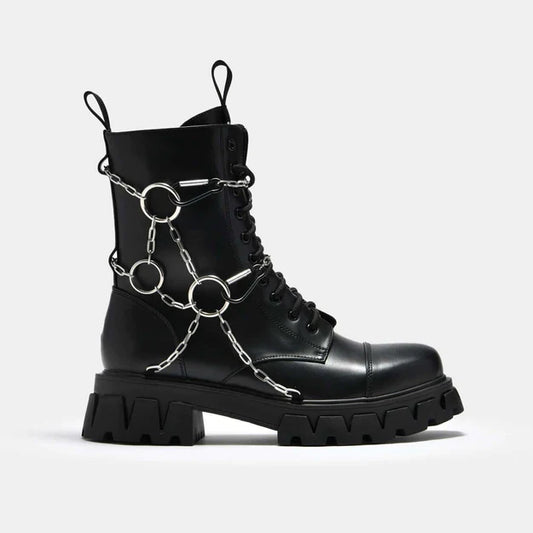 Koi Cyrus Chain Boots - Kate's Clothing