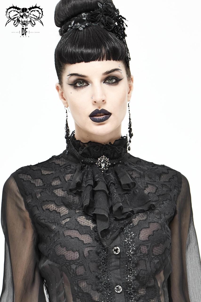 Devil Fashion Gothic Jabot - Kate's Clothing