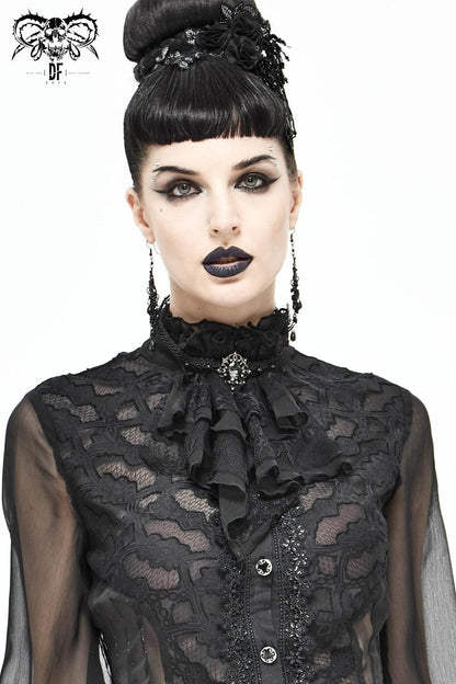 Devil Fashion Gothic Jabot - Kate's Clothing