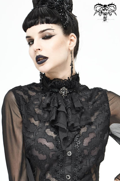 Devil Fashion Gothic Jabot - Kate's Clothing
