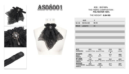 Devil Fashion Gothic Jabot - Kate's Clothing