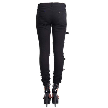 Devil Fashion Plus Size Mercy Ripped Jeans - Kate's Clothing