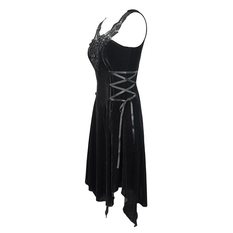 Devil Fashion Noemi Velvet Dress - Kate's Clothing