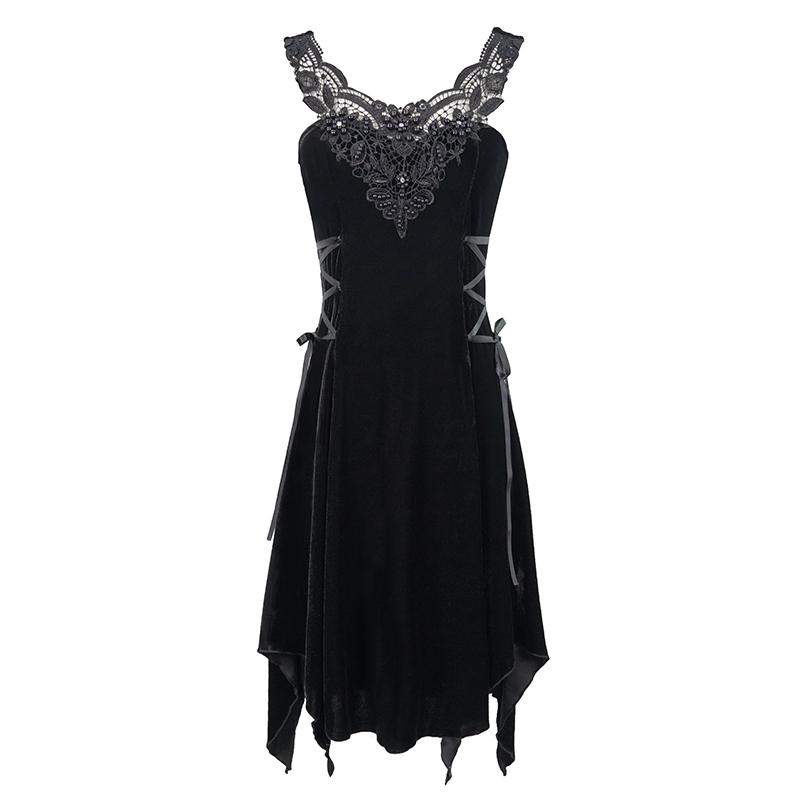 Devil Fashion Noemi Velvet Dress - Kate's Clothing