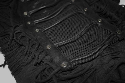 Devil Fashion Mens Slashed T-Shirt - Kate's Clothing