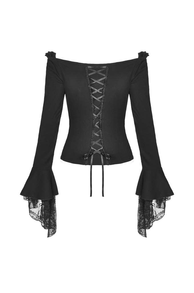 Dark In Love Aurelie Bardot Top - Kate's Clothing