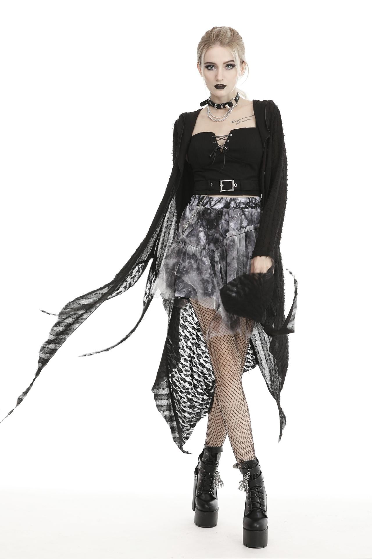 Dark in Love Gothalyptic Fleur Cardigan - Kate's Clothing