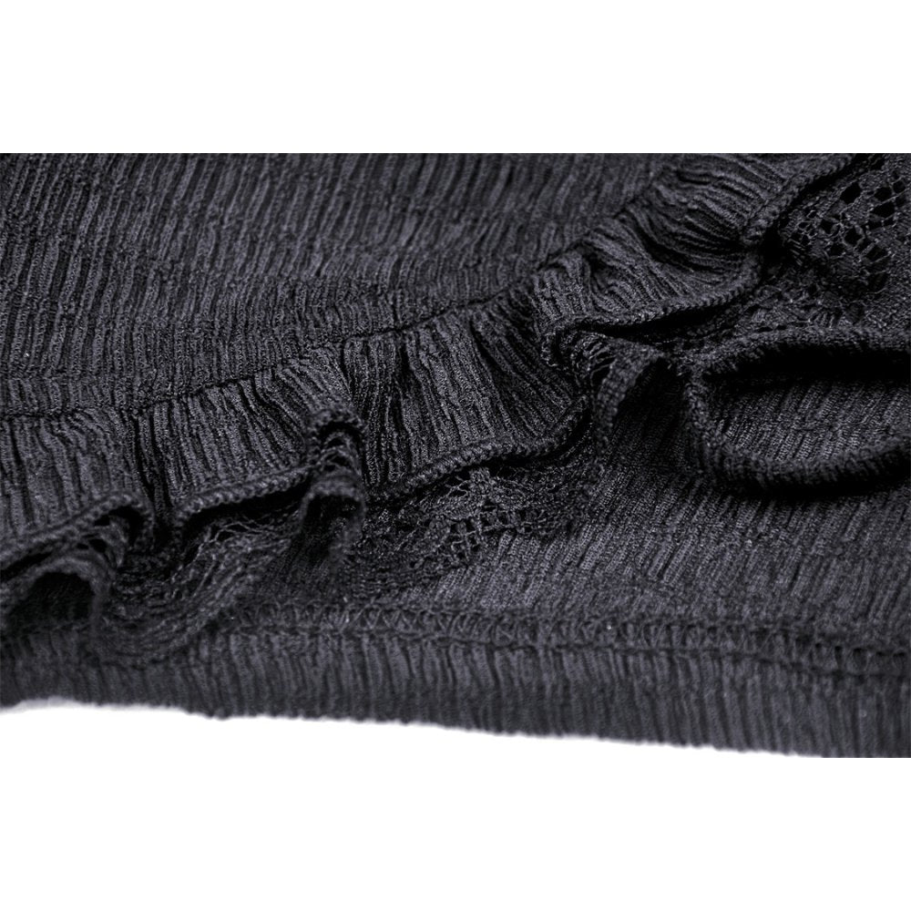Dark In Love Shirred Bolero - Kate's Clothing