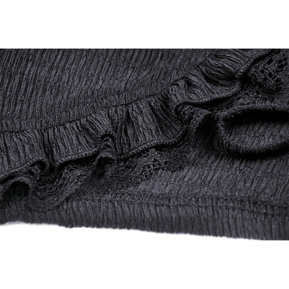 Dark In Love Shirred Bolero - Kate's Clothing