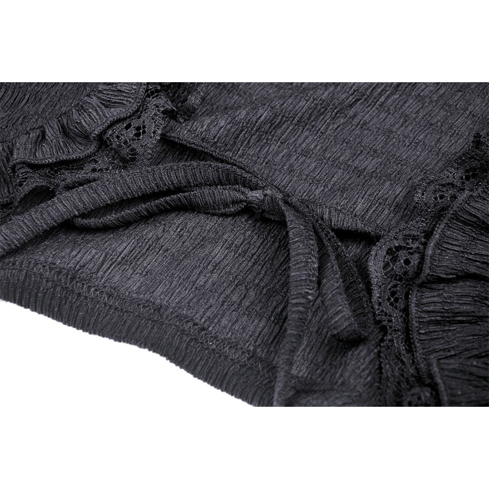 Dark In Love Shirred Bolero - Kate's Clothing