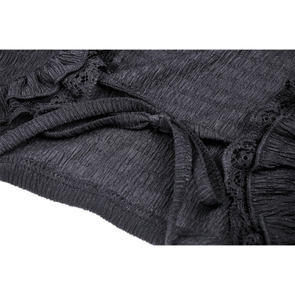 Dark In Love Shirred Bolero - Kate's Clothing