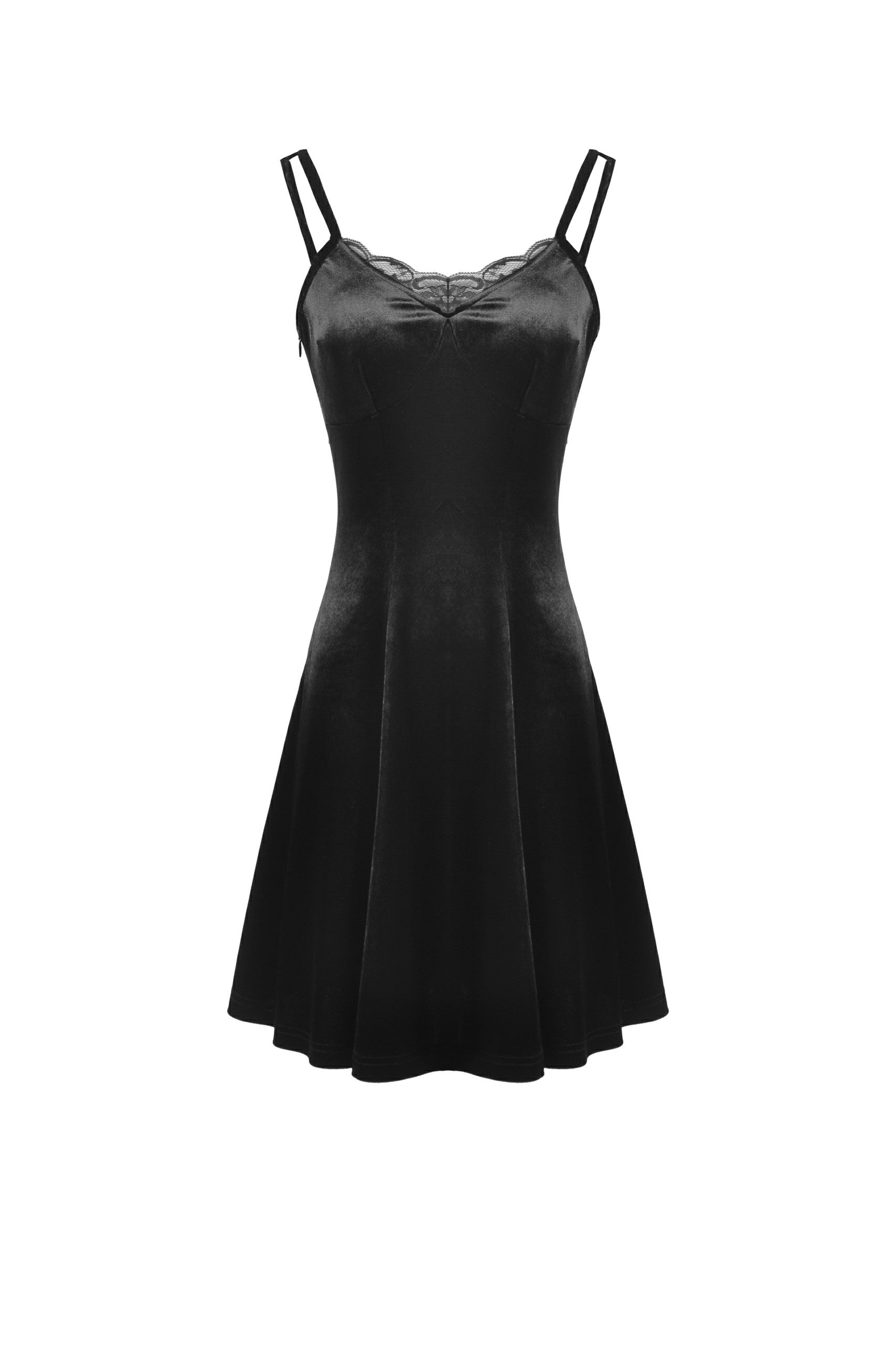 Dark In Love Tiana Velvet Slip Dress - Kate's Clothing