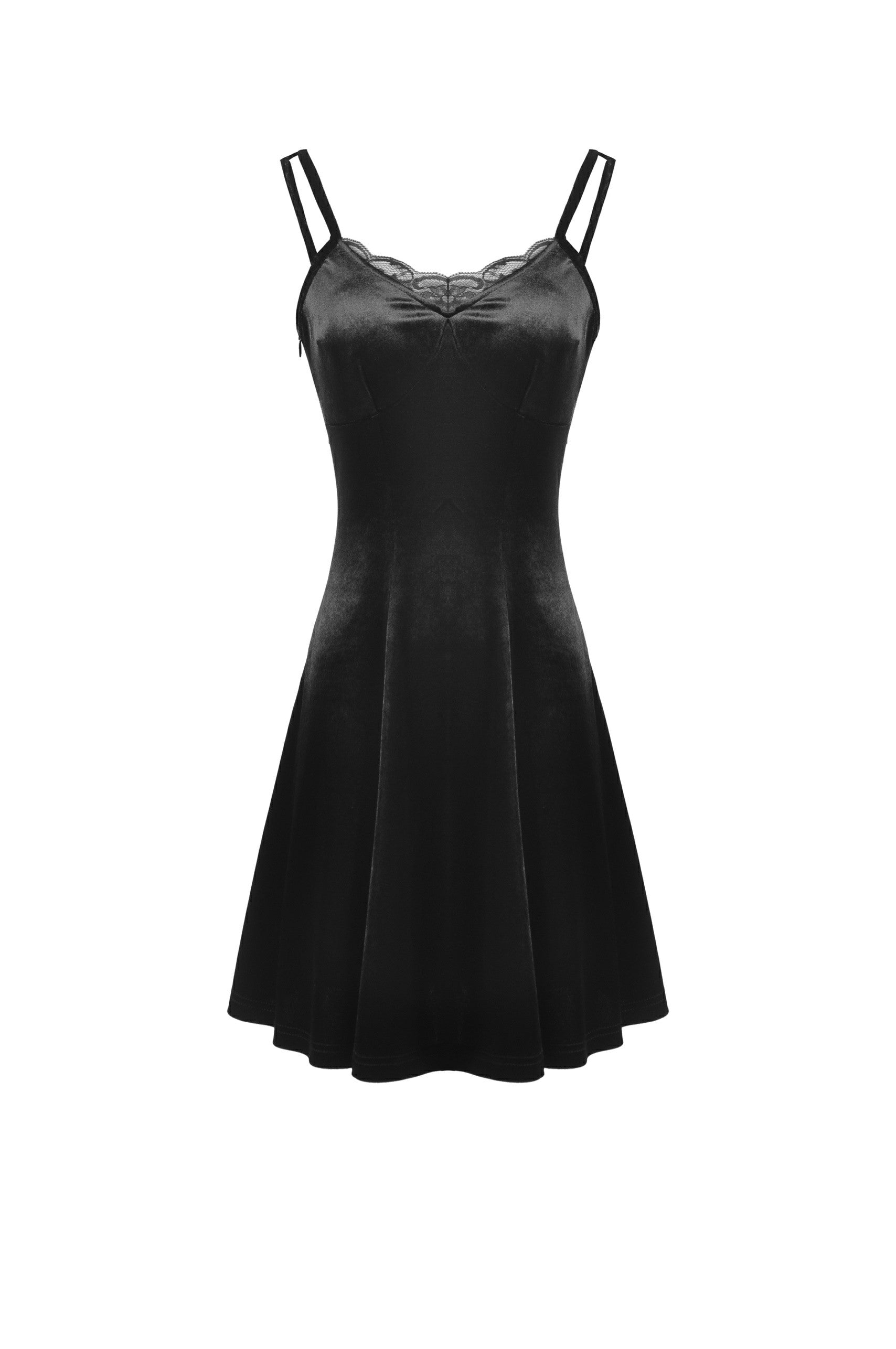 Dark In Love Tiana Velvet Slip Dress - Kate's Clothing