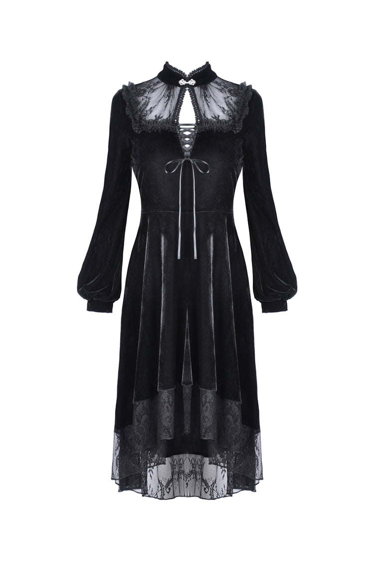 Dark In Love Titania Velvet Dress - Kate's Clothing
