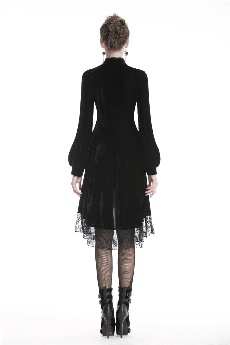 Dark In Love Titania Velvet Dress - Kate's Clothing