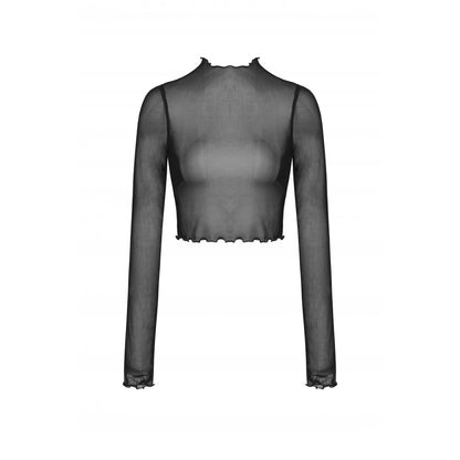 Barbarella mesh top slightly cropped versatile by Dark In Love