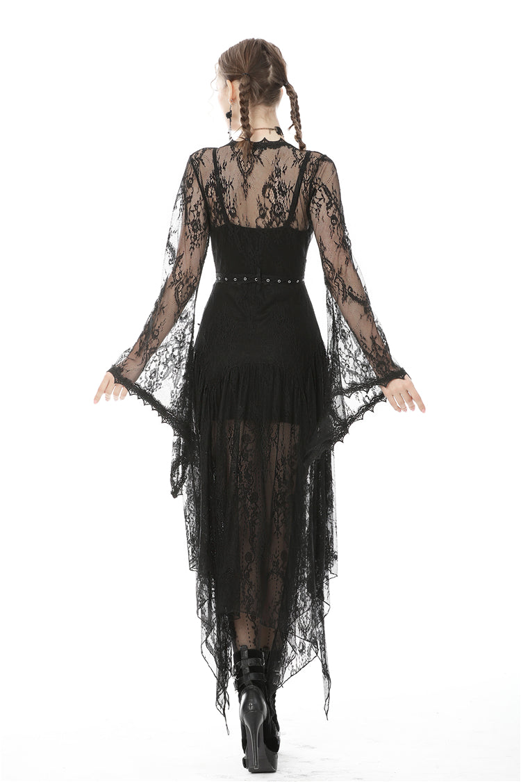 Dark In Love Larissa robe layering piece 100% polyester lace