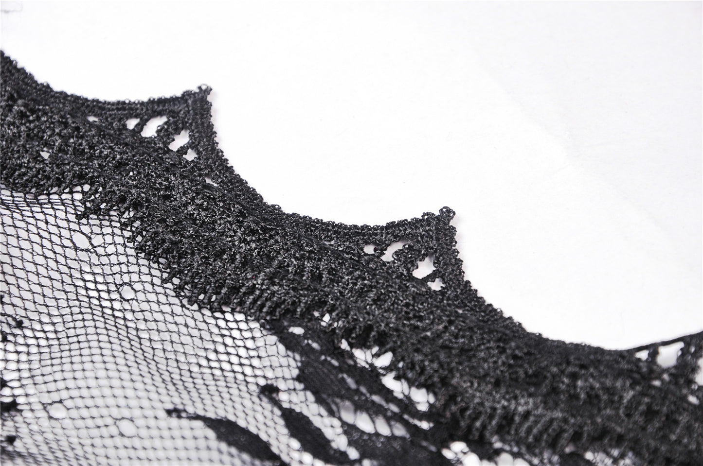 Dark In Love Larissa robe layering piece 100% polyester lace detail