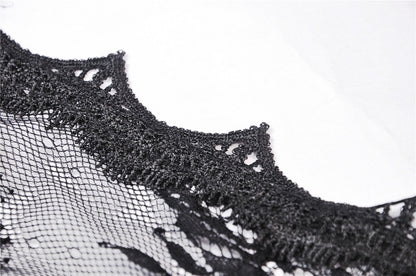 Dark In Love Larissa robe layering piece 100% polyester lace detail