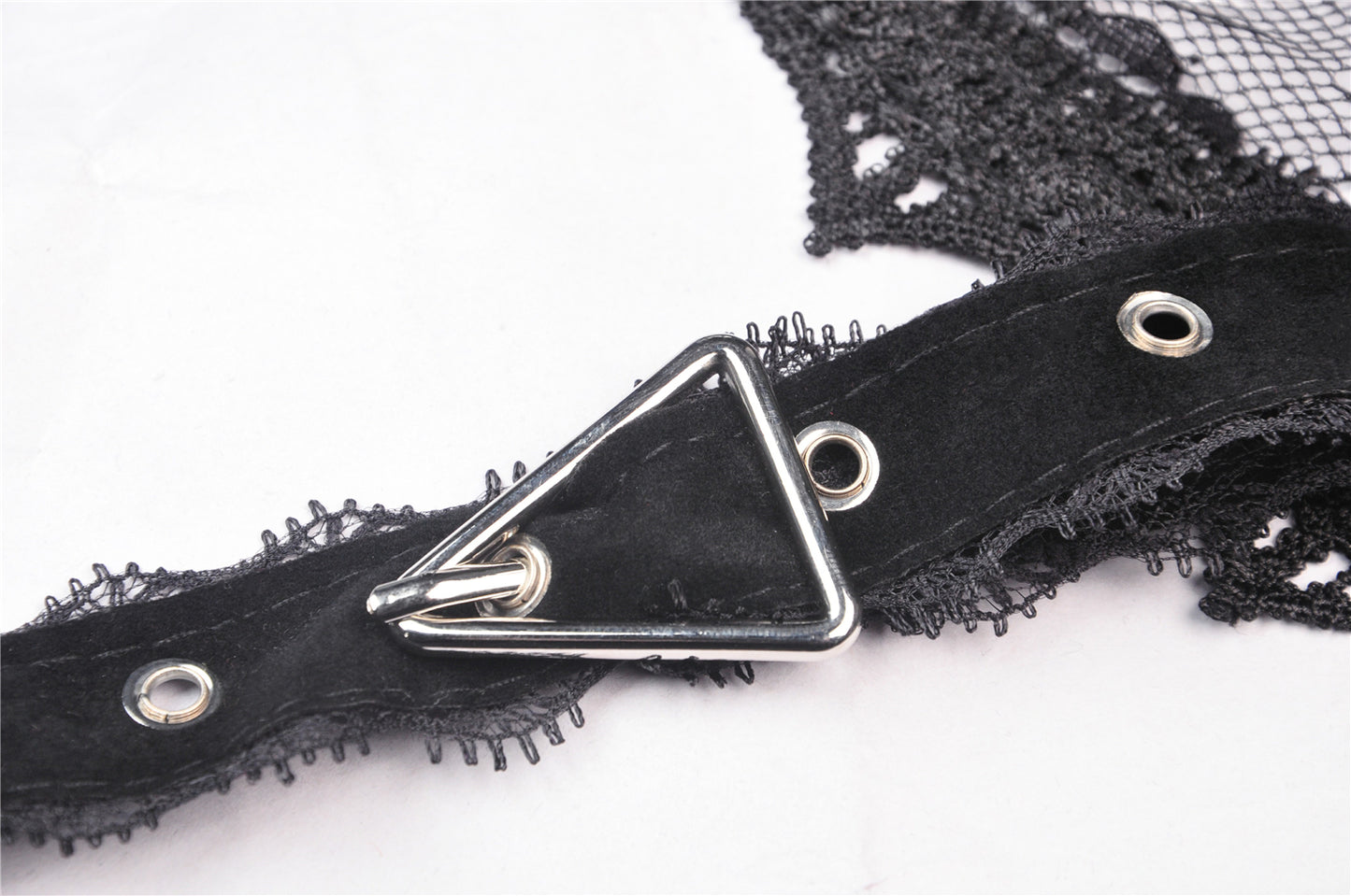 Dark In Love Larissa robe layering piece belt 100% polyester lace