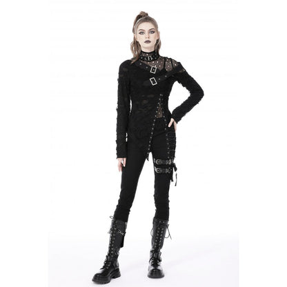 Dark In Love Nola Post Apocalyptic Gothic Top - Kate's Clothing
