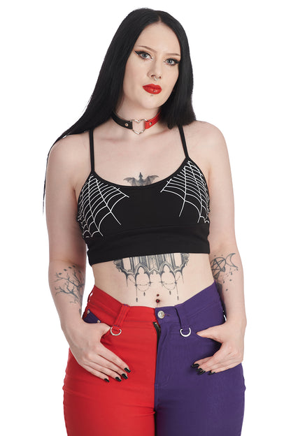 Banned Deadly Nights Crop Top - Kate's Clothing