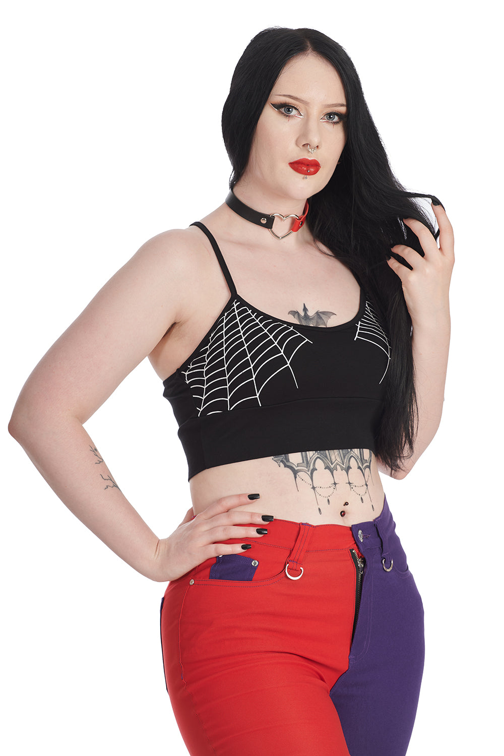 Banned Deadly Nights Crop Top - Kate's Clothing