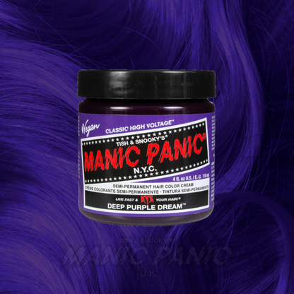 Manic Panic Classic Cream Hair Colour - Deep Purple Dream - Kate's Clothing