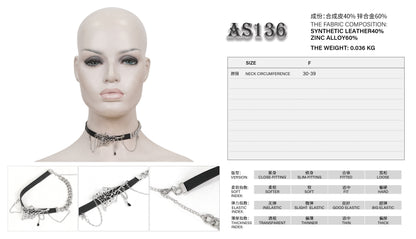 Devil Fashion Della Choker - Kate's Clothing