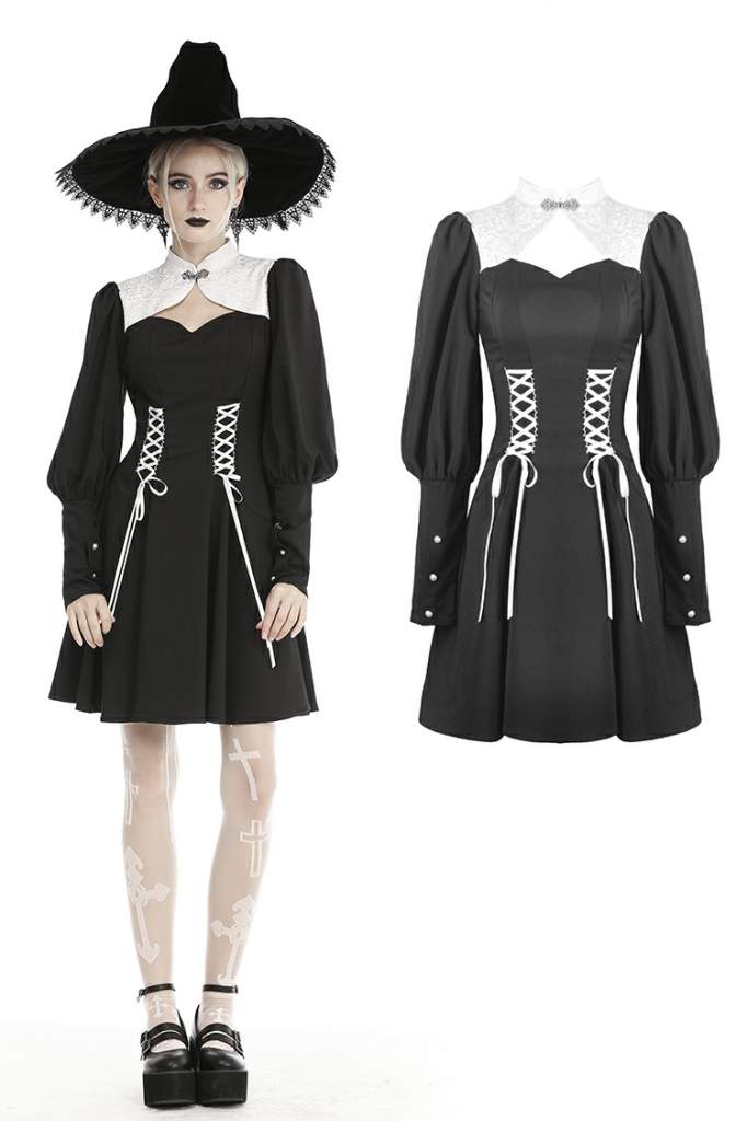 Dark In Love Salem Dress - Kate's Clothing