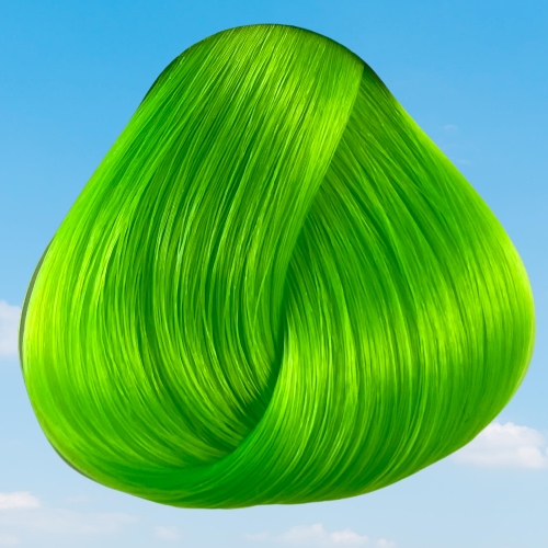 La Riche Directions Fluorescent Green intensely bright vegan semi-permanent hair dye