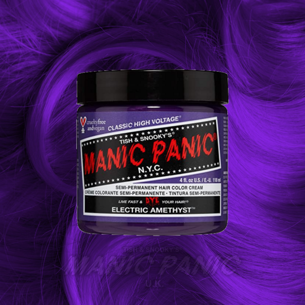 Manic Panic Classic Cream Hair Colour - Electric Amethyst - Kate's Clothing