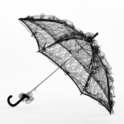 Punk Rave Enya Lace Umbrella - Kate's Clothing