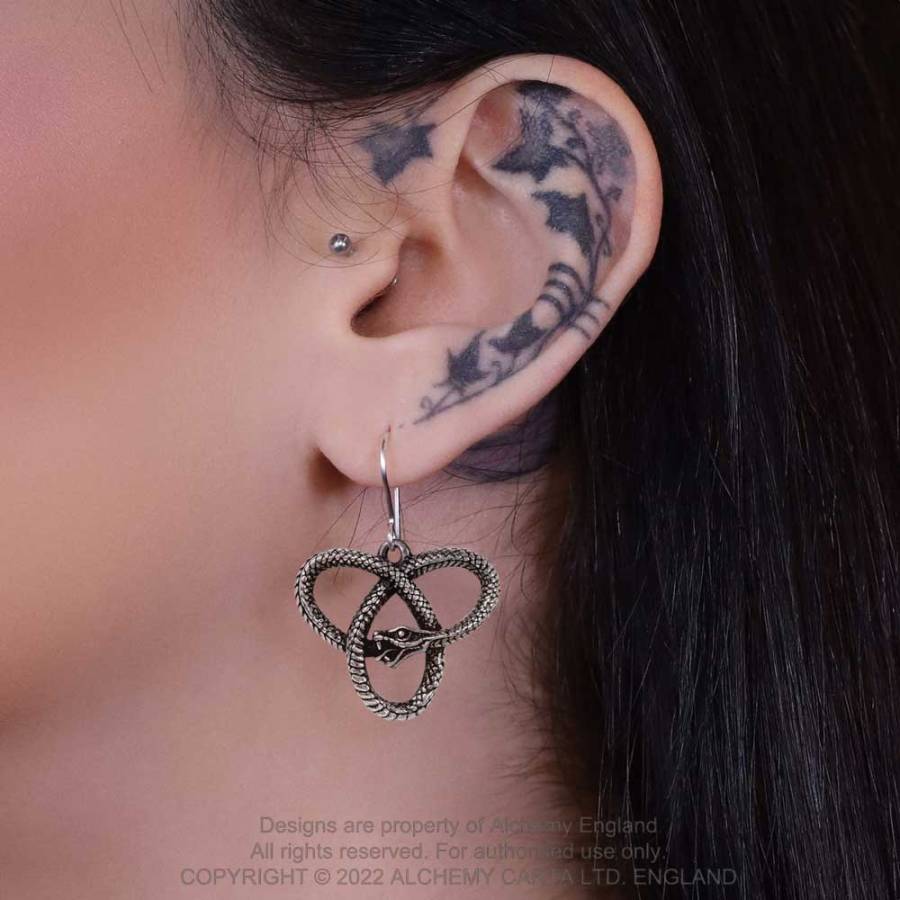Alchemy Eve's Triquetra Earrings - Kate's Clothing