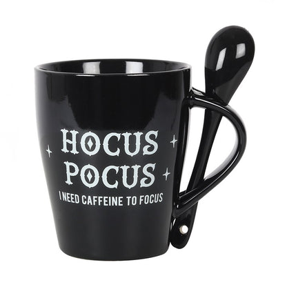 Gothic Gifts Hocus Pocus Mug And Spoon Set - Kate's Clothing