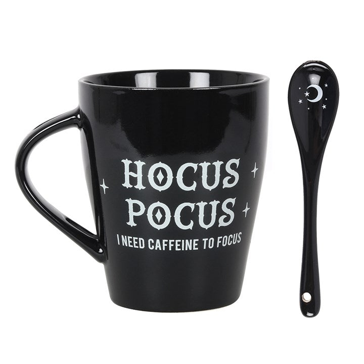 Gothic Gifts Hocus Pocus Mug And Spoon Set - Kate's Clothing