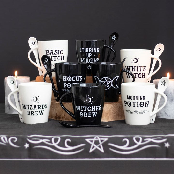 Gothic Gifts Hocus Pocus Mug And Spoon Set - Kate's Clothing