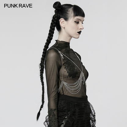 Punk Rave Fauna Chain Harness - Kate's Clothing