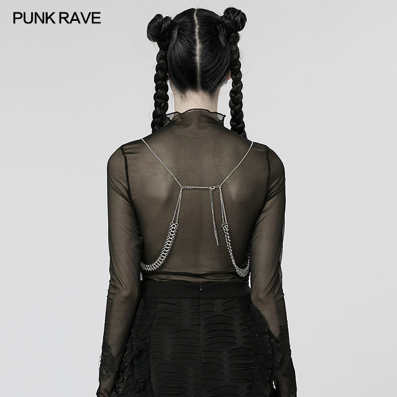 Punk Rave Fauna Chain Harness - Kate's Clothing