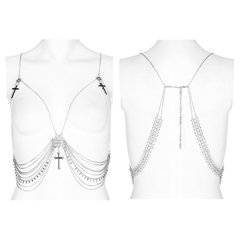 Punk Rave Fauna Chain Harness - Kate's Clothing