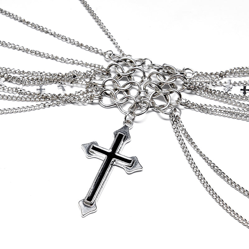 Punk Rave Fauna Chain Harness - Kate's Clothing