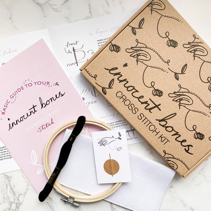 Innocent Bones F**k Off Cross Stitch Kit - Kate's Clothing