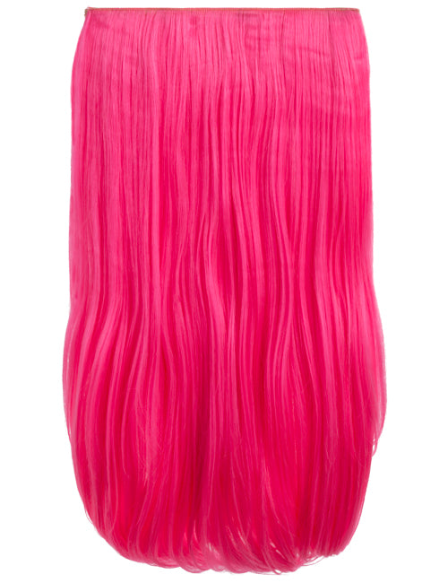 Carnation Pink Straight 24" Weft Hair Extensions - Kate's Clothing