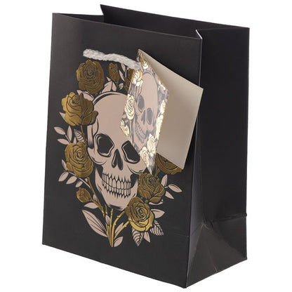 Gothic Gifts Small Skull Gift Bag - Kate's Clothing