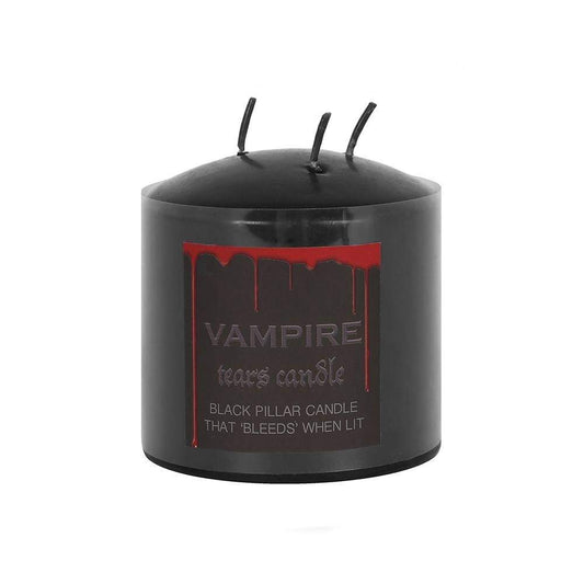 Gothic Gifts Vampire Tears Pillar Candle - 7.5cm - Kate's Clothing