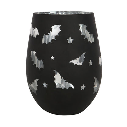 Gothic Gifts Bat Stemless Wine Glass - Kate's Clothing